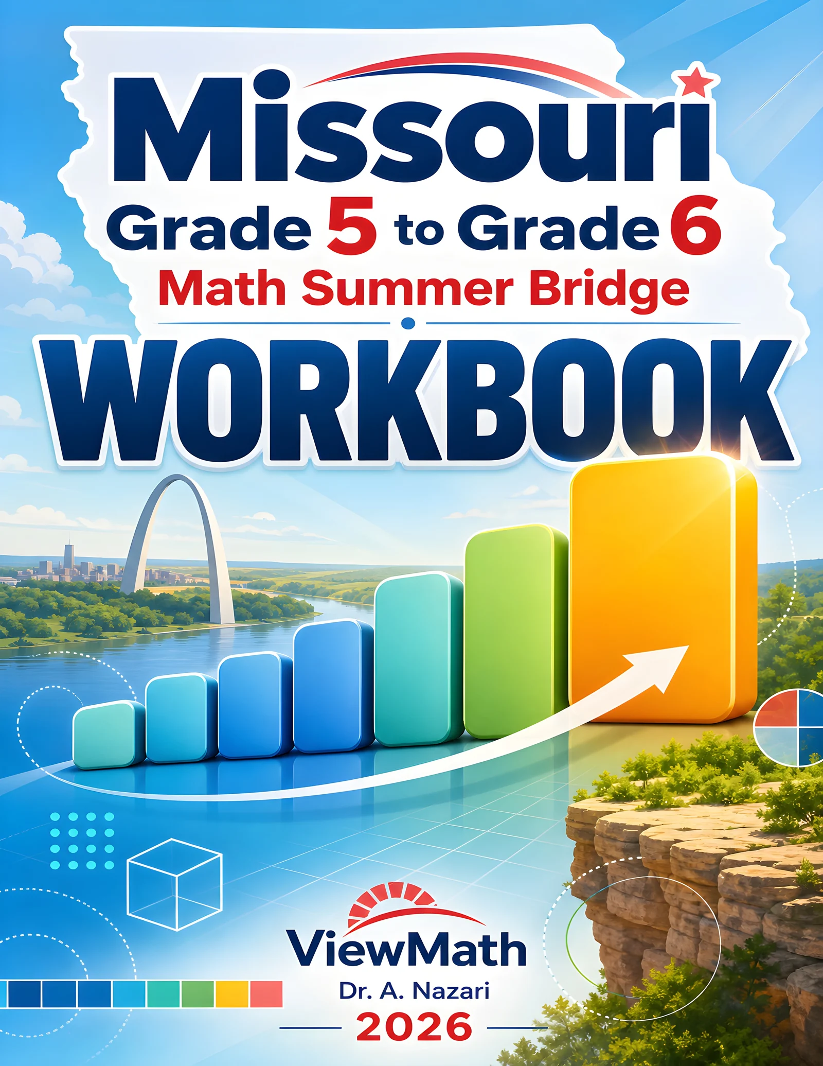 Missouri MAP Grade 5 Math Summer Bridge Workbook