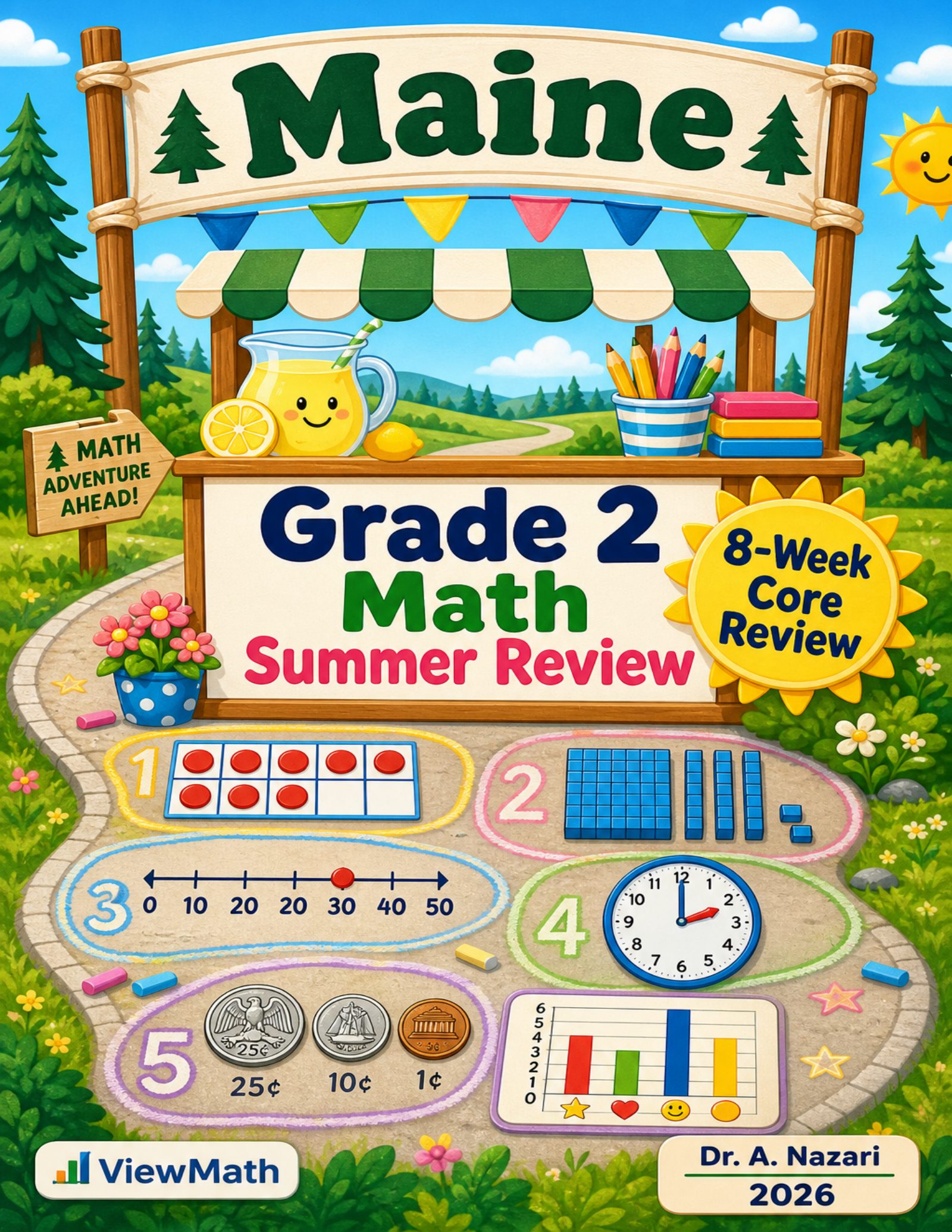 Maine Grade 2 Math Summer Review
