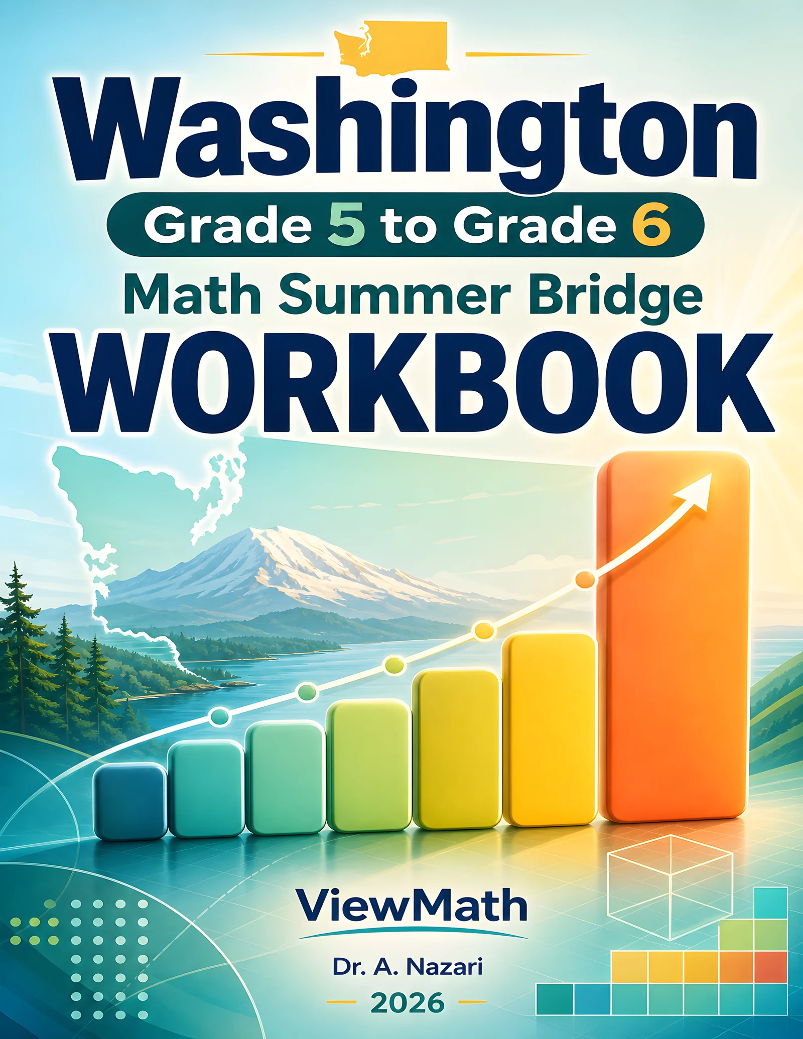 Washington SBA Grade 5 Math Summer Bridge Workbook