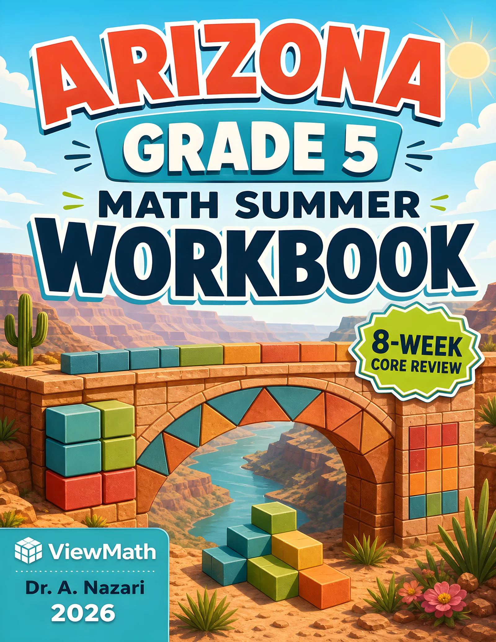 Arizona AASA Grade 5 Math Summer Review Workbook