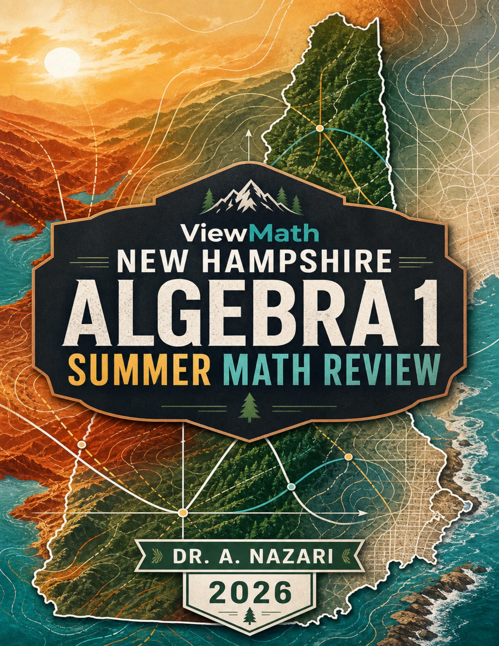 New Hampshire NH SAS Algebra 1 Summer Math Review