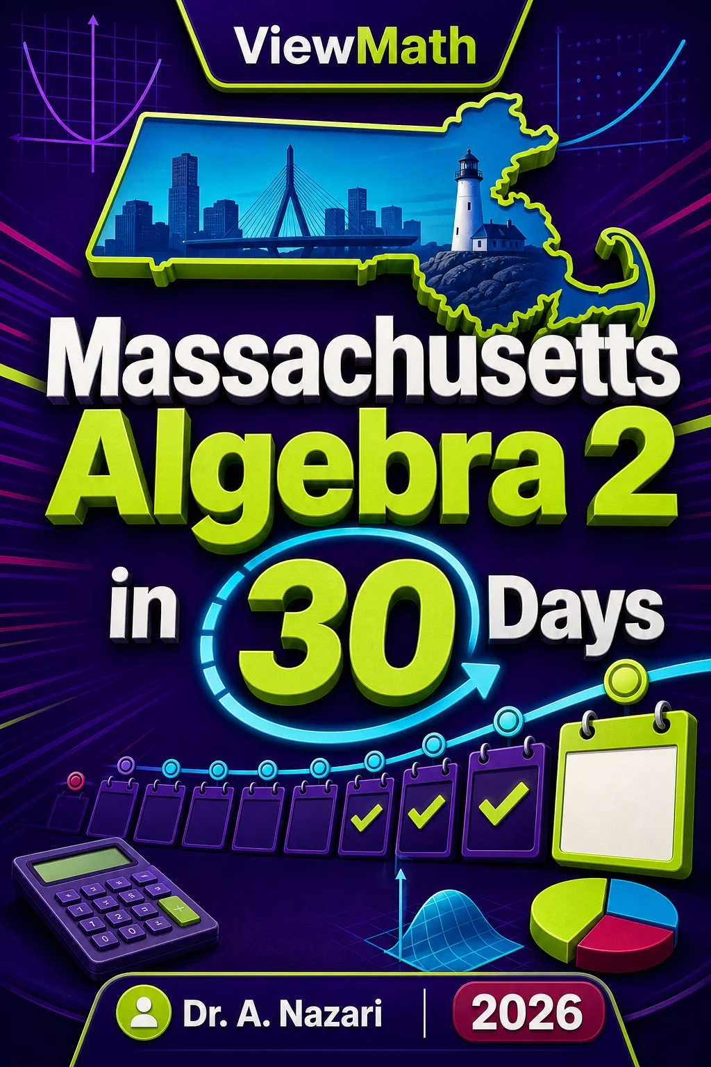 Massachusetts Algebra 2 in 30 Days