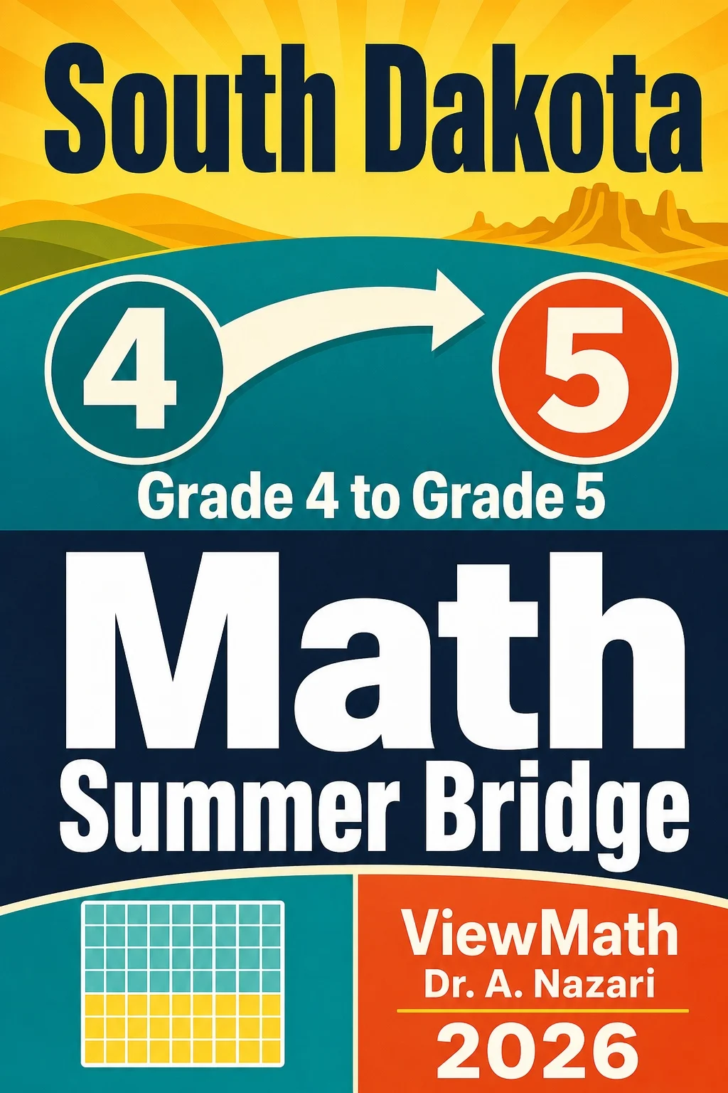South Dakota SBA Grade 4 Math Summer Bridge