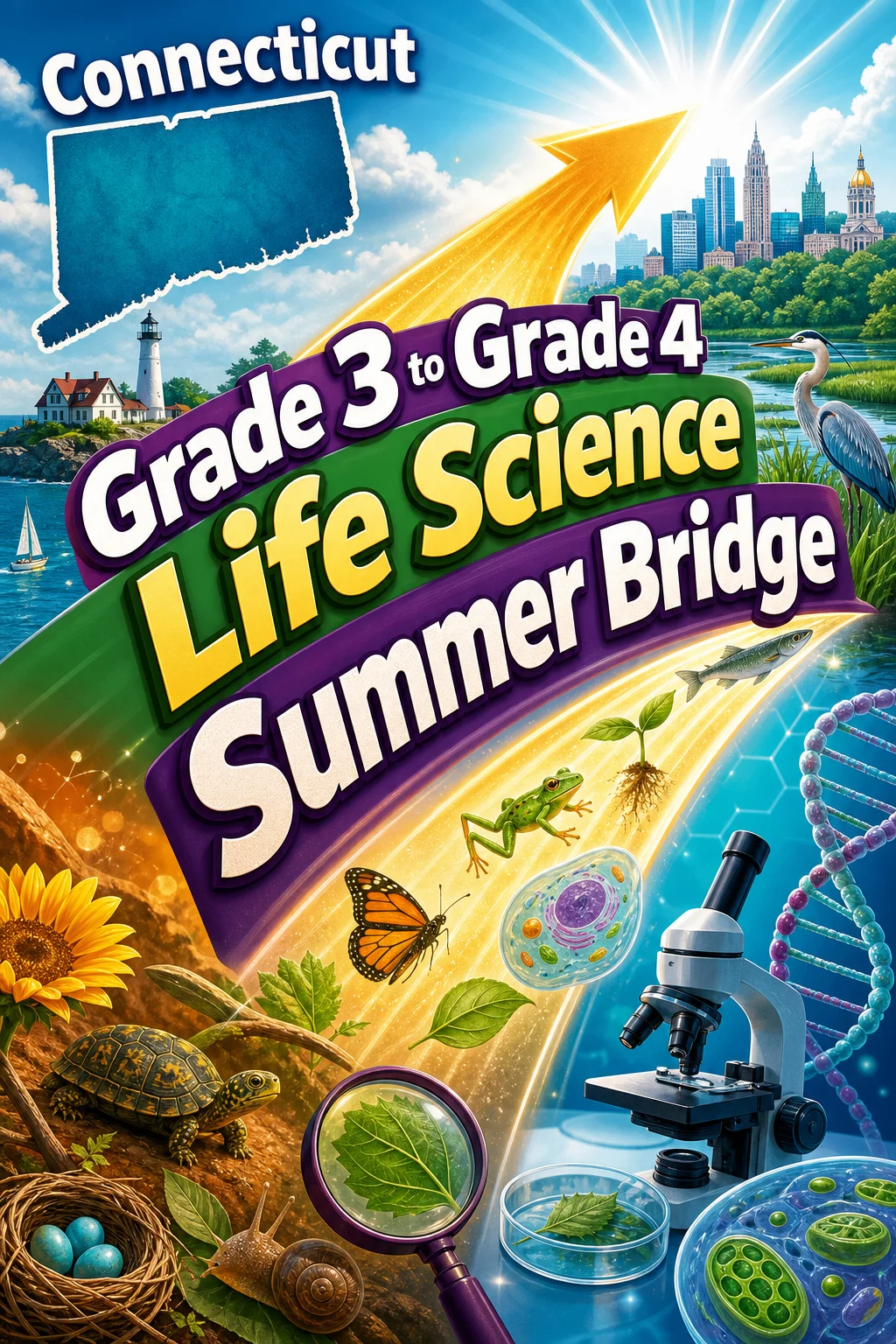 Connecticut Grade 3 to Grade 4 Life Science Summer Bridge