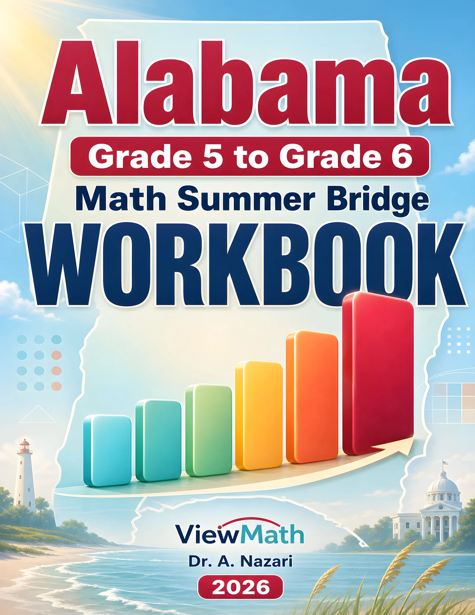 Alabama ACAP Grade 5 Math Summer Bridge Workbook