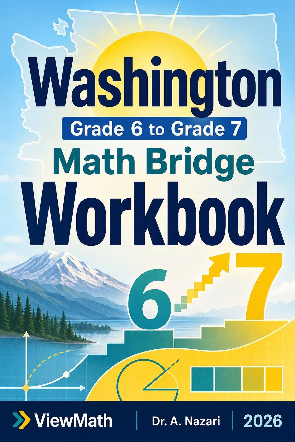 Washington SBA Grade 6 Math Summer Bridge Workbook