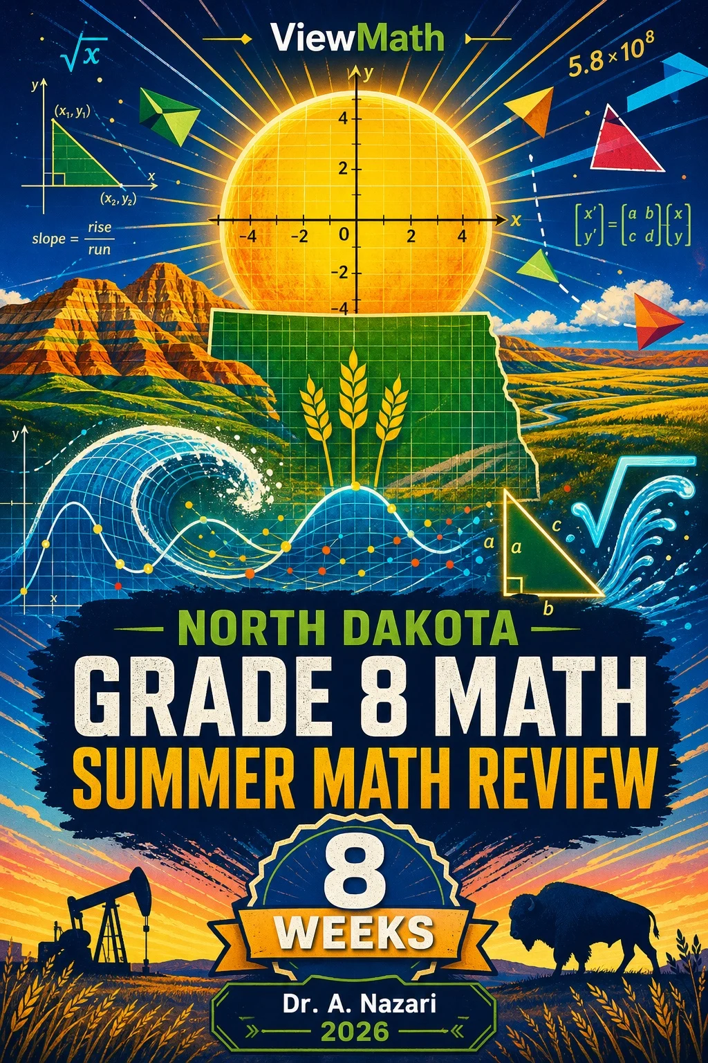 North Dakota NDSA Grade 8 Math Summer Review
