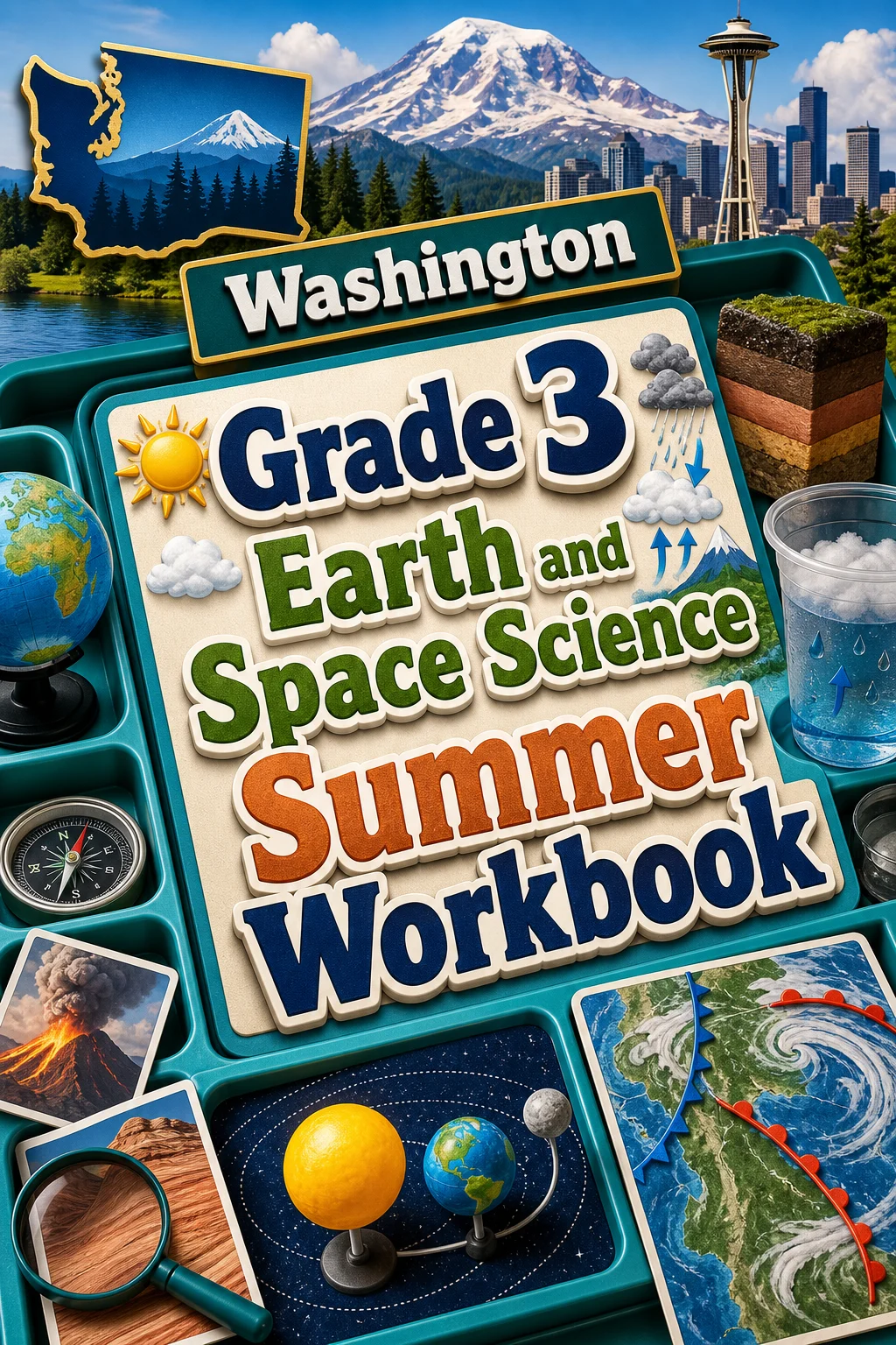 Washington Grade 3 Earth and Space Science Summer Workbook