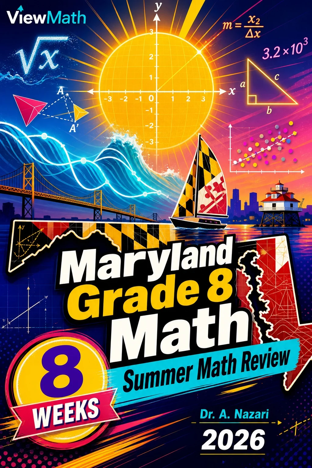 Maryland MCAP Grade 8 Math Summer Review