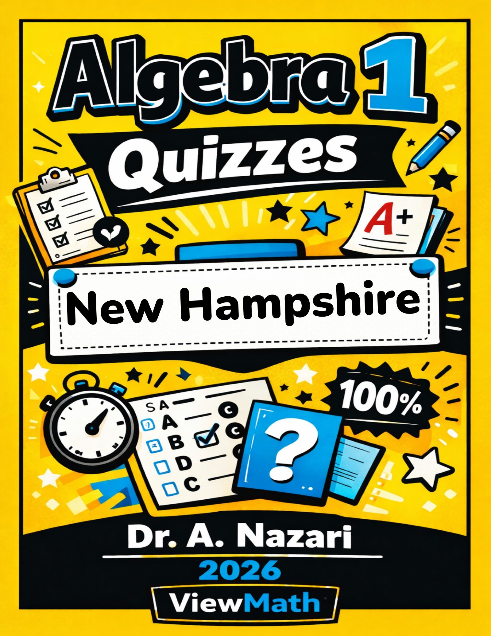 New Hampshire NH SAS Algebra 1 Math Quizzes