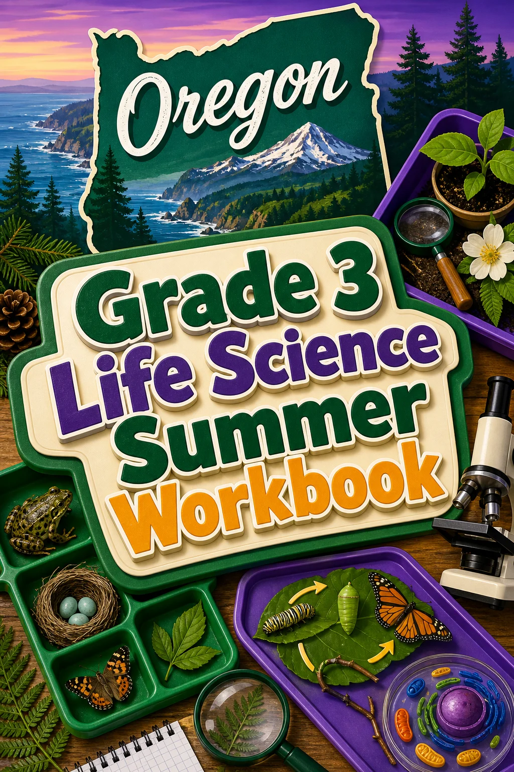 Oregon Grade 3 Life Science Summer Workbook