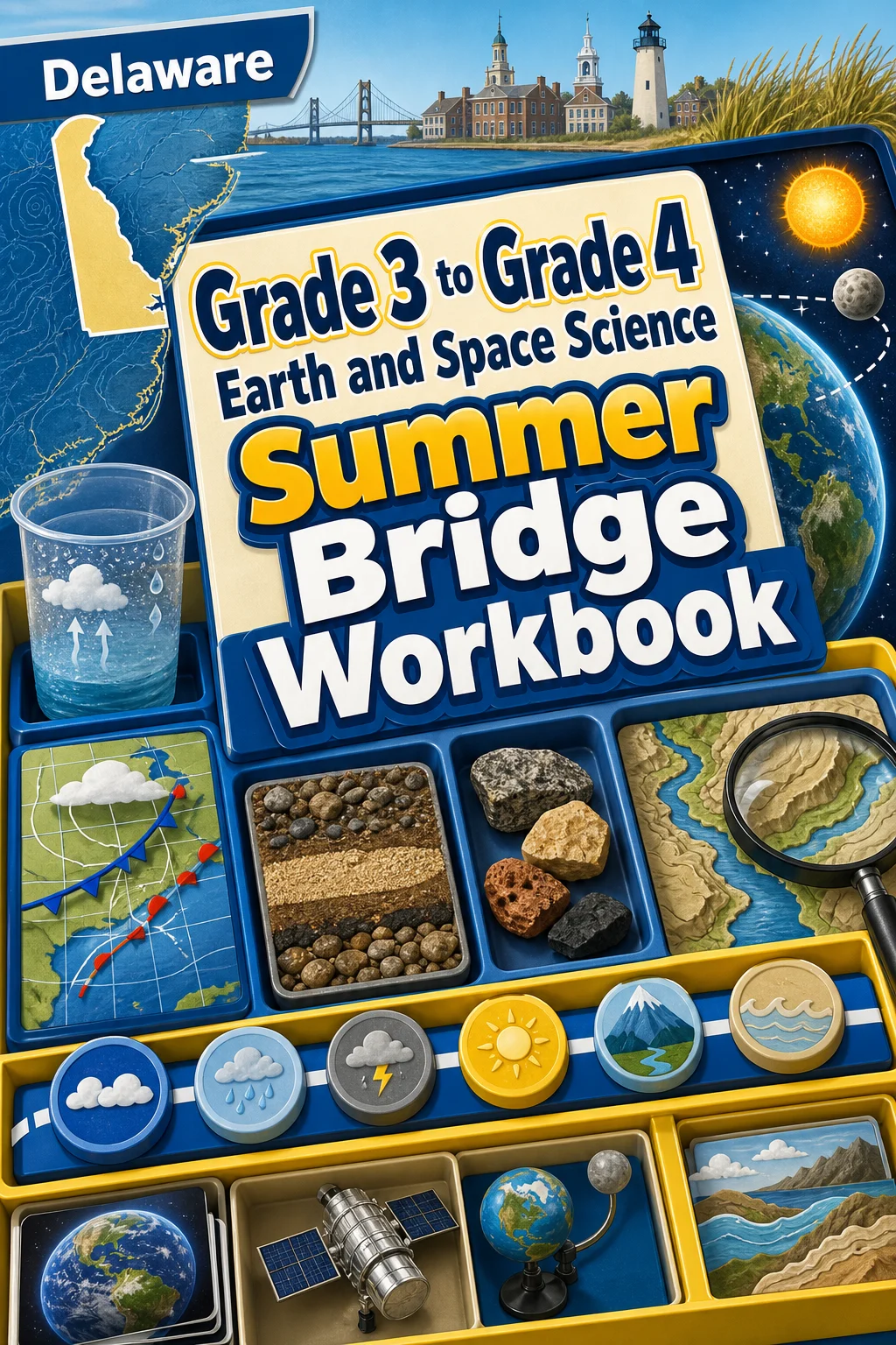 Delaware Grade 3 to Grade 4 Earth and Space Science Summer Bridge Workbook