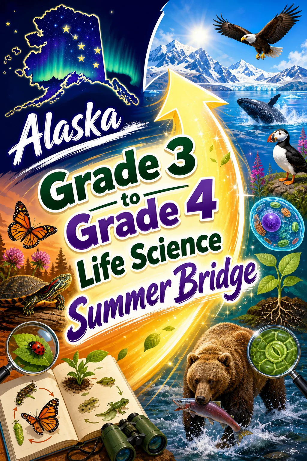 Alaska Grade 3 to Grade 4 Life Science Summer Bridge