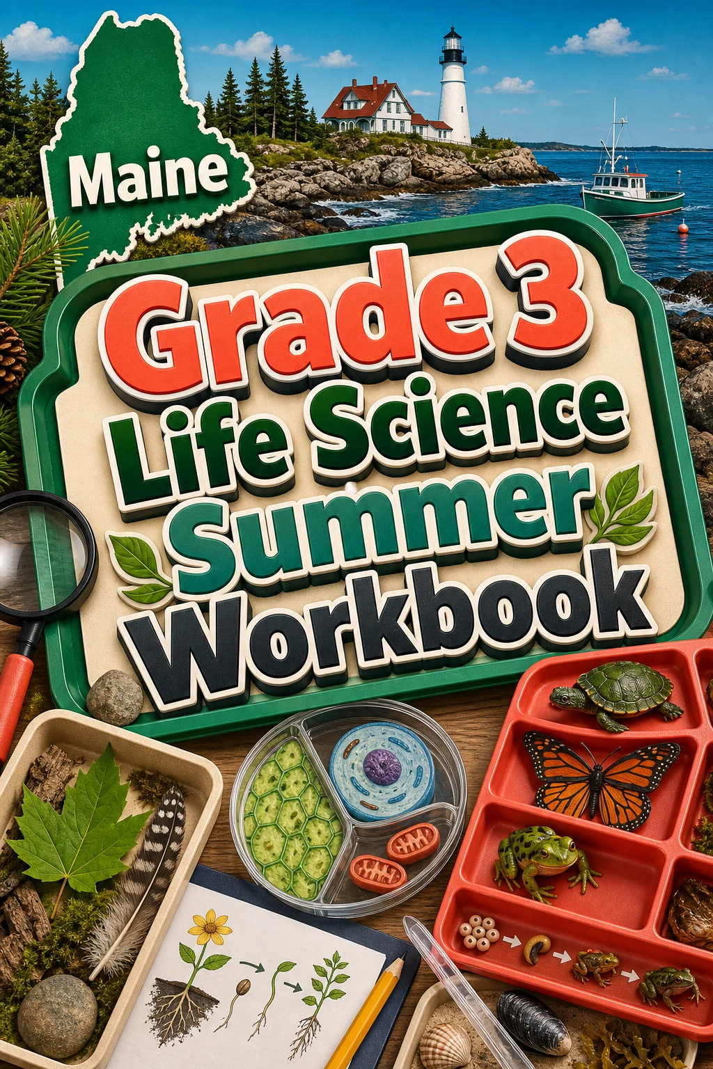 Maine Grade 3 Life Science Summer Workbook
