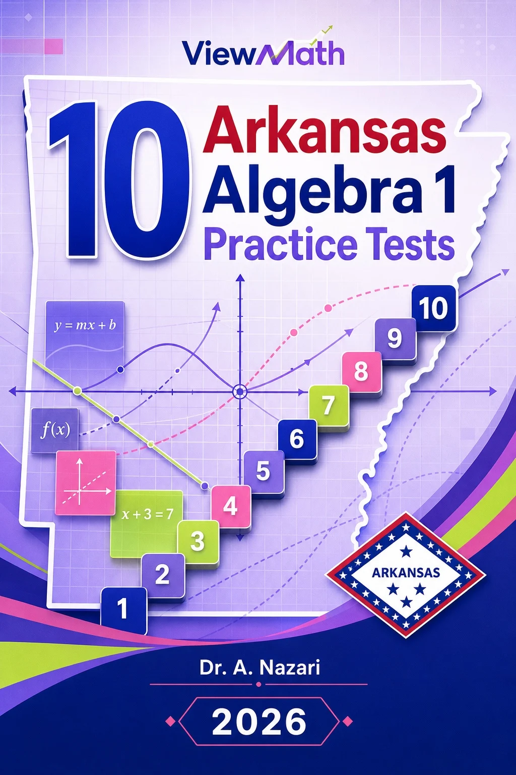 10 Arkansas ATLAS Algebra 1 Math Practice Tests
