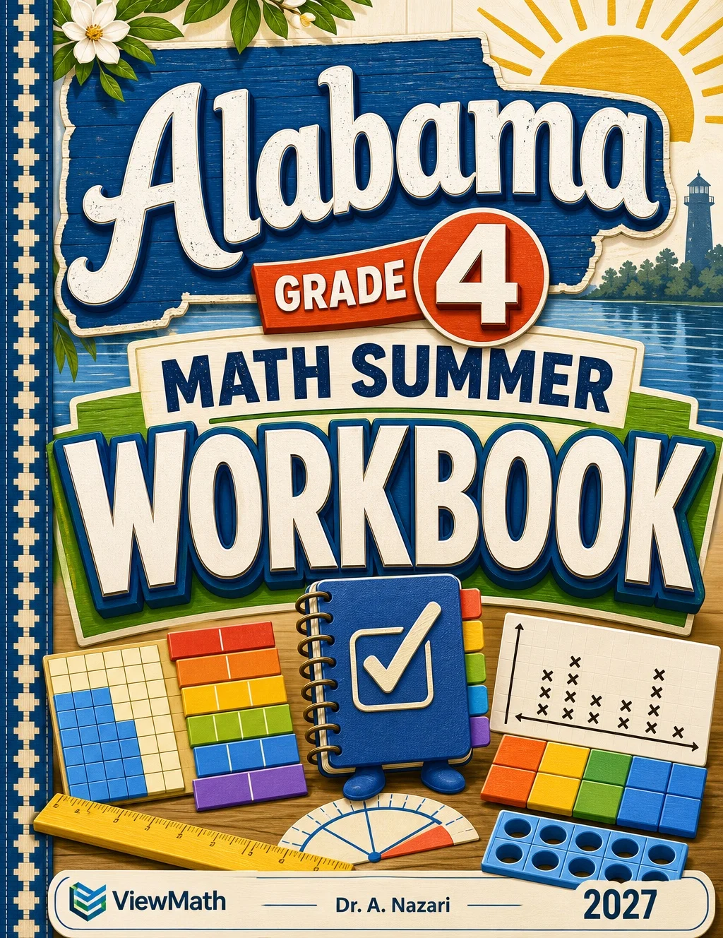 Alabama ACAP Grade 4 Math Summer Review Workbook