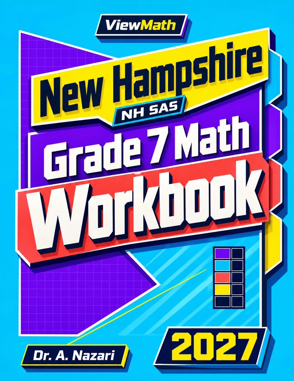 New Hampshire NH SAS Grade 7 Math Workbook